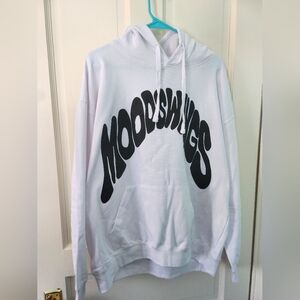 White Graphic Hoodie